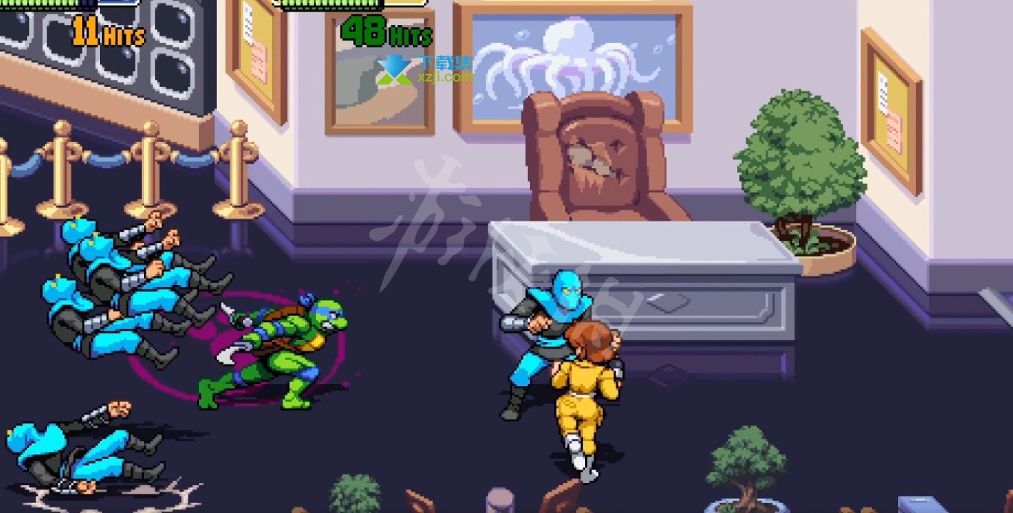 《忍者神龟施莱德的复仇》游戏中擒拿技能使用方法介绍