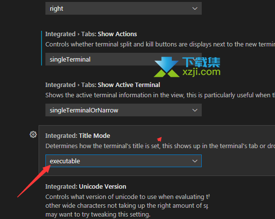 Visual Studio Code怎么设置标题模式可执行文件