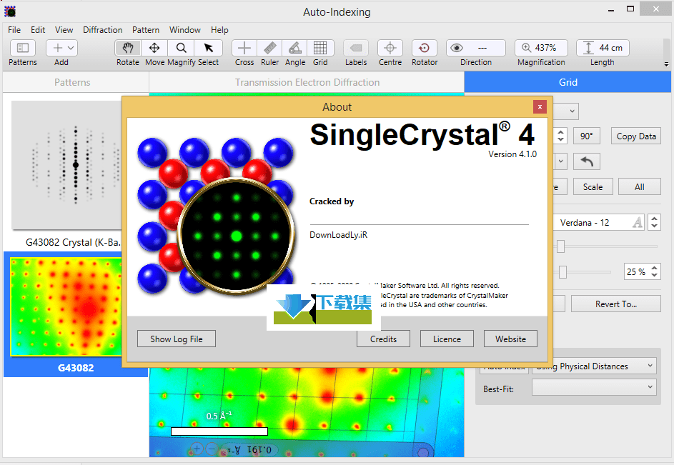 CrystalMaker界面