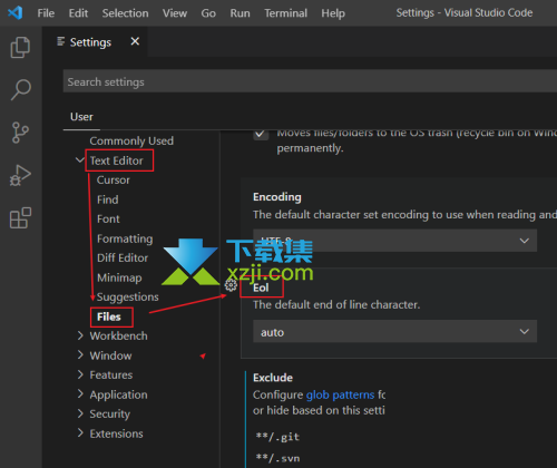 Visual Studio Code怎么设置默认换行符Vscode默认换行符设置方法