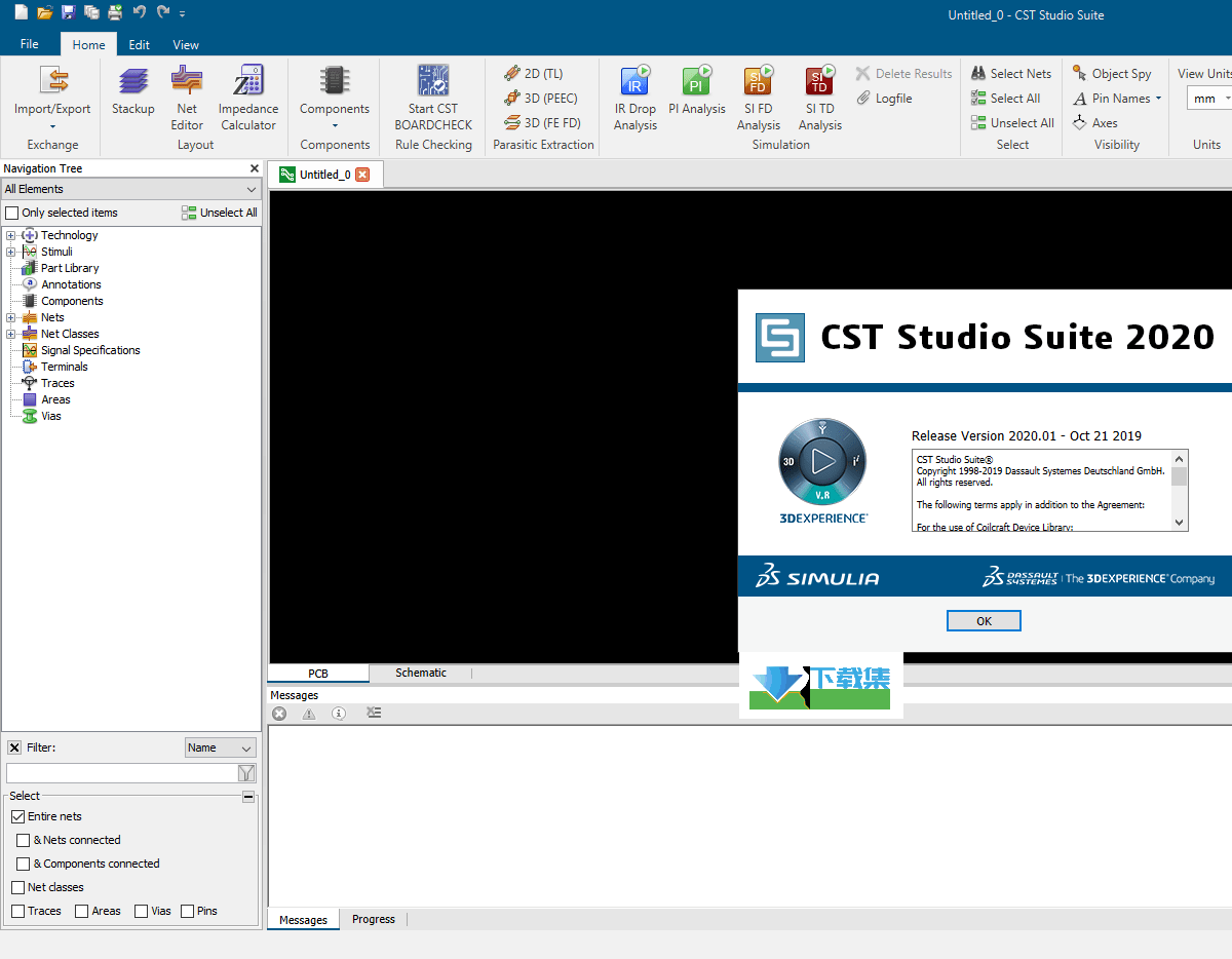 CST Studio Suite 2020界面