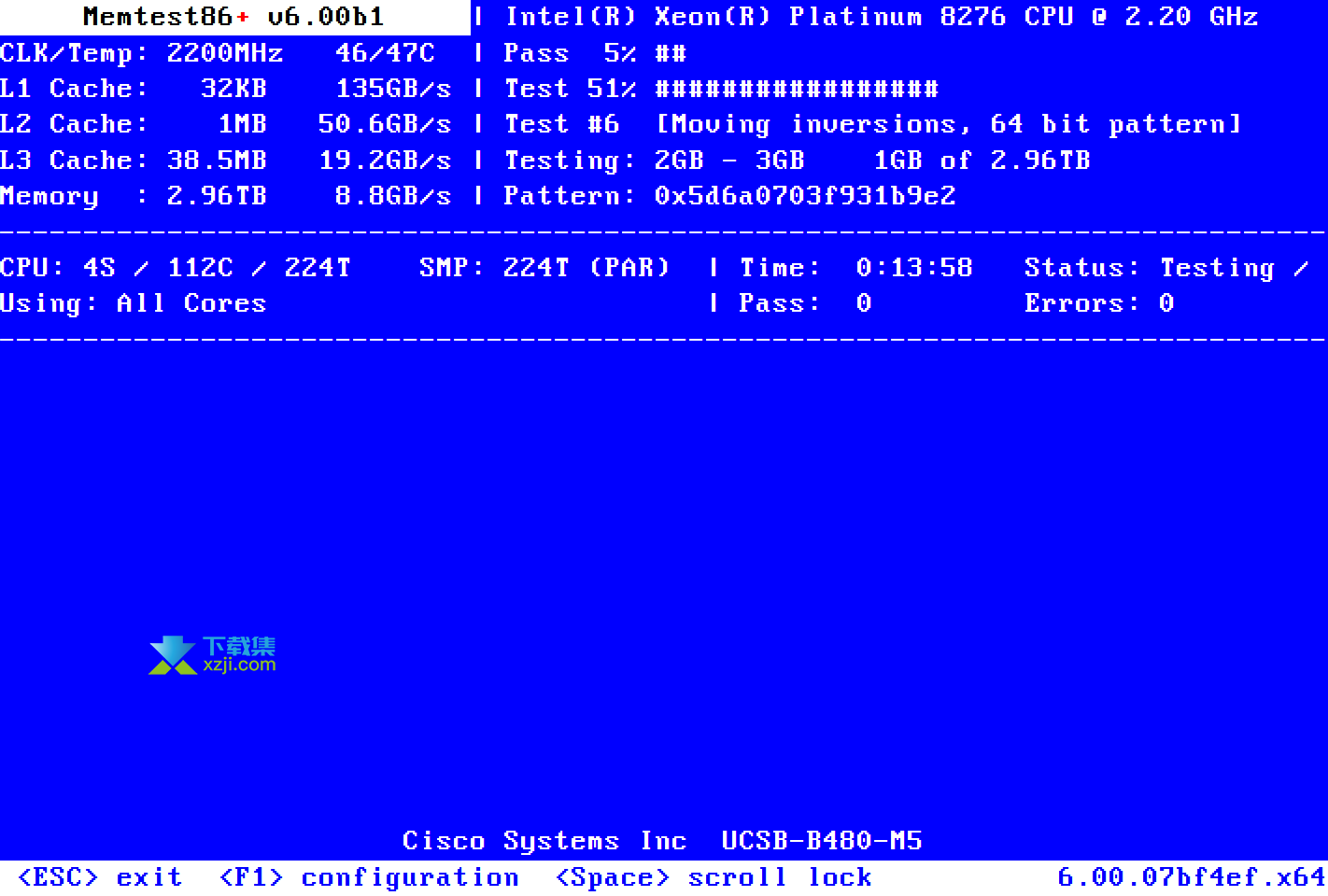 Memtest86+(内存测试工具)v6.20免费版截图（2）