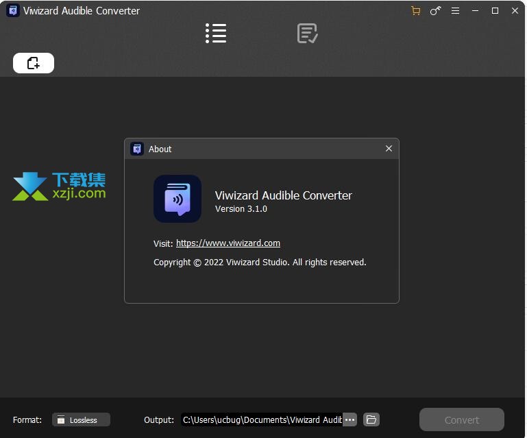 ViWizard Audible Converter界面