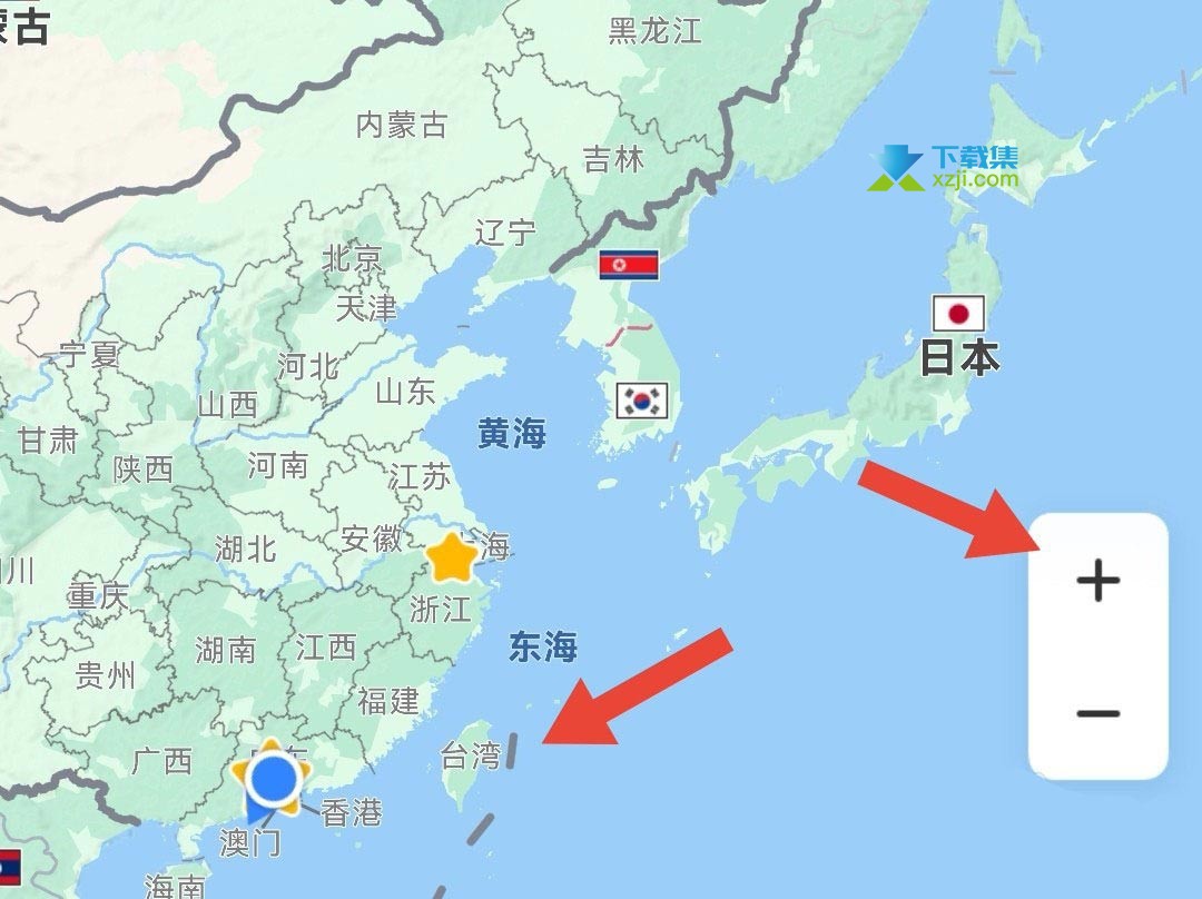 百度地图App怎么查看台湾省街道地图 百度地图查看台湾省街道方法