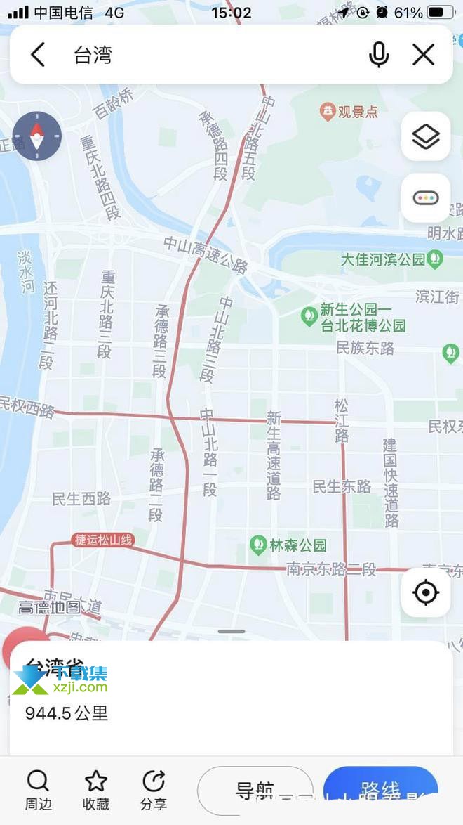 百度地图App怎么查看台湾省街道地图 百度地图查看台湾省街道方法