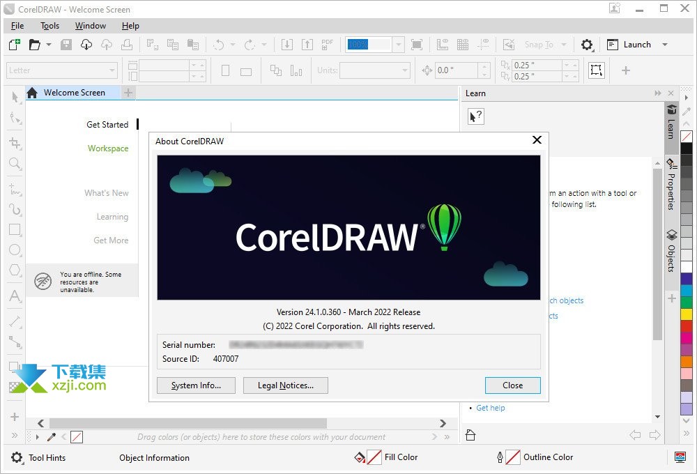 CorelDRAW2022界面