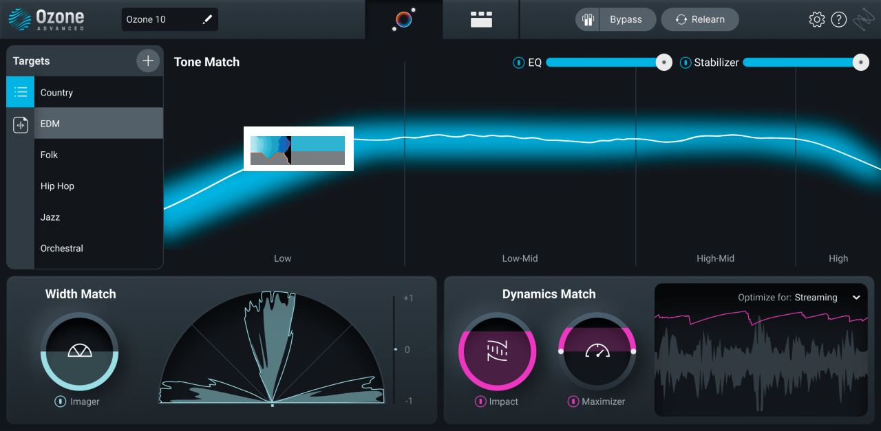 iZotope Ozone Advanced界面