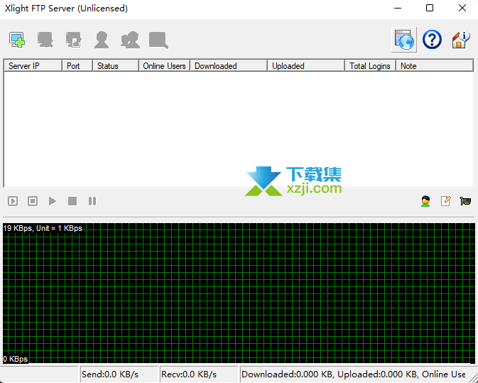 Xlight FTP Server界面