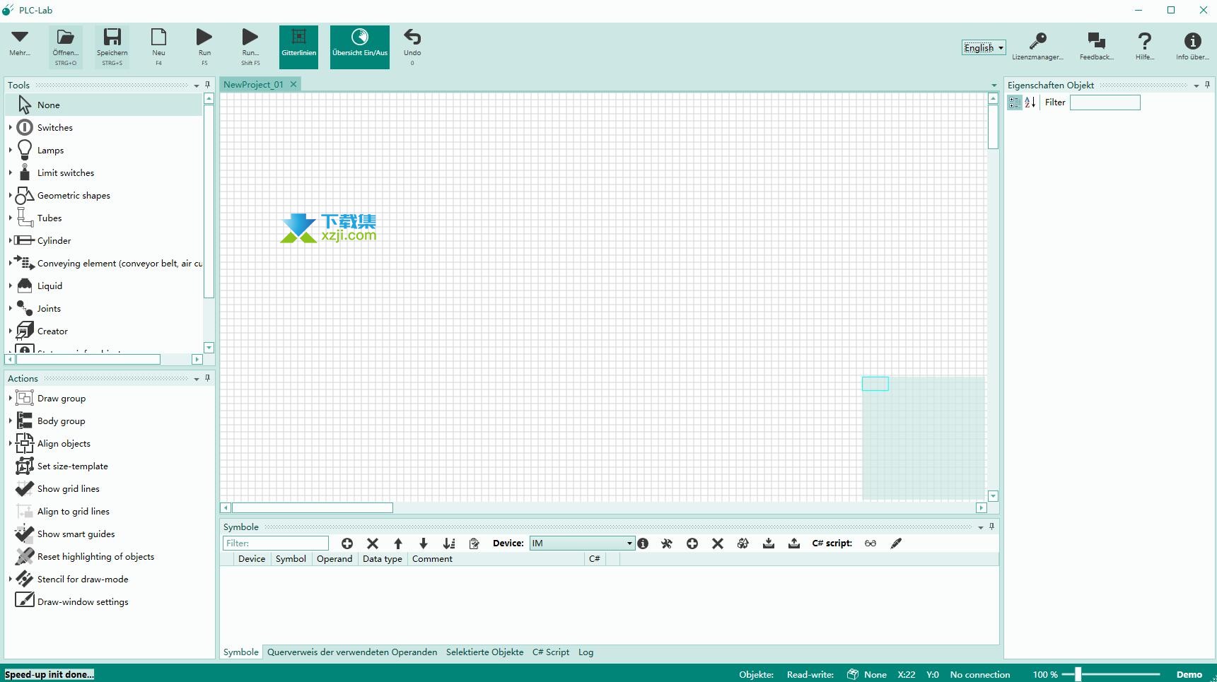 PLC-Lab Pro界面