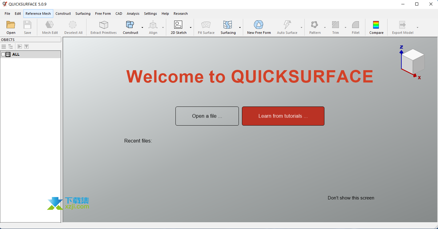 QuickSurface界面