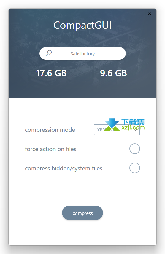 CompactGUI界面1