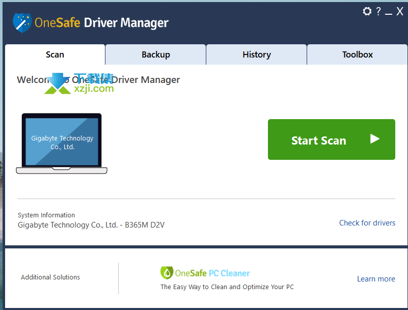 OneSafe Driver Manager界面