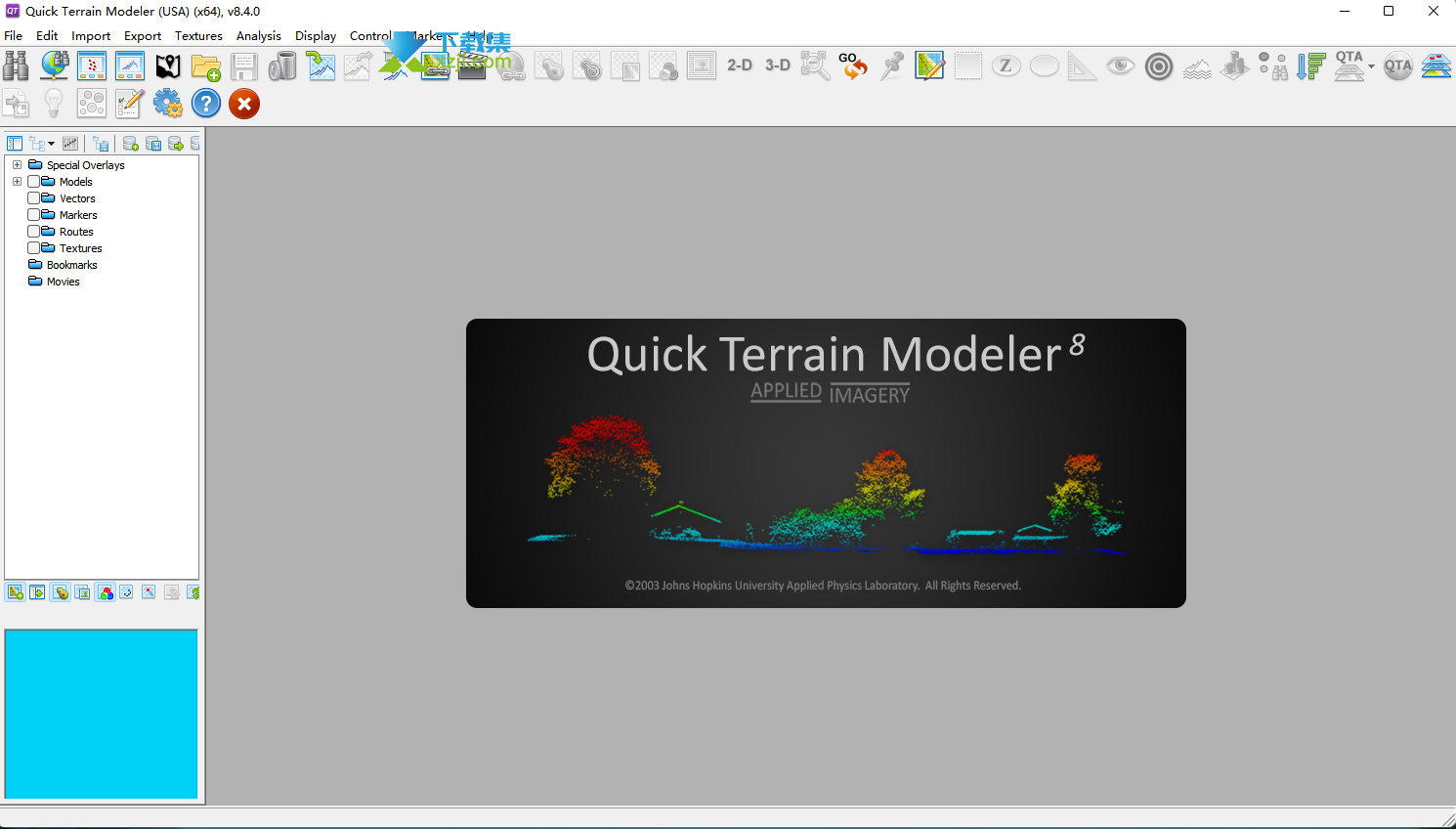 Quick Terrain Modeller界面