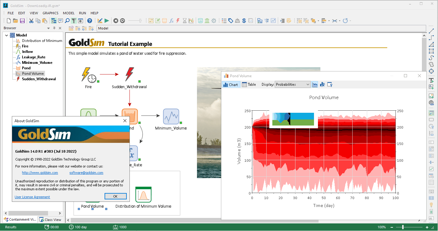 GoldSim界面1