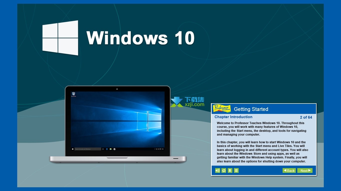 Professor Teaches Windows 10界面