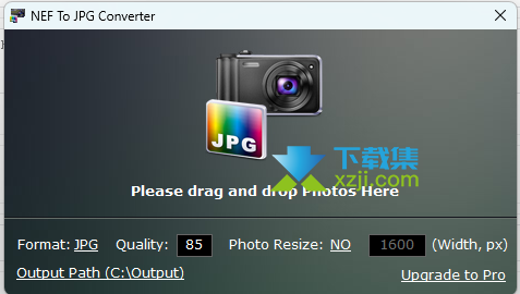 NEF To JPG Converter Pro界面