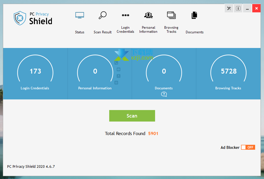 PC Privacy Shield界面