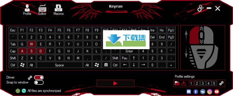 Keyran界面