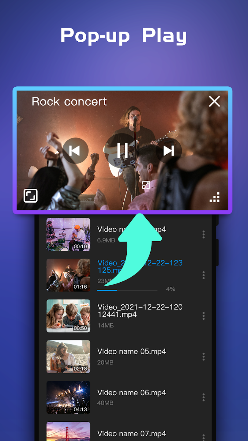 HD Video Player Pro界面