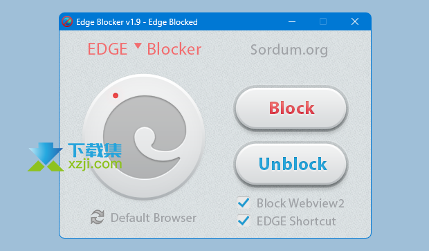 Edge Blocker界面1
