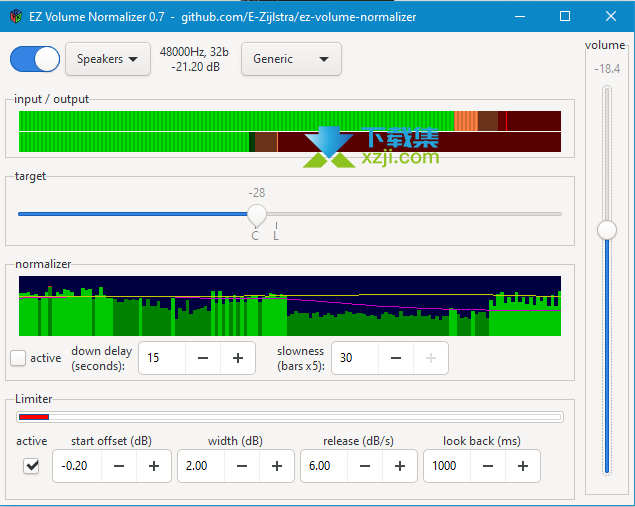 EZ Volume Normalizer界面