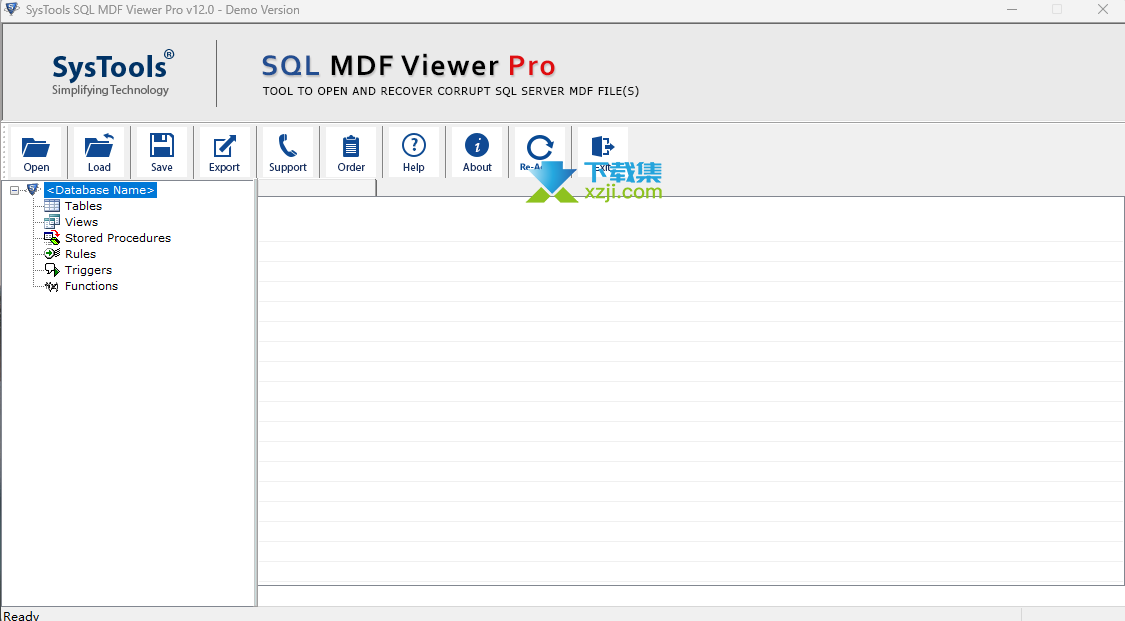 SQL MDF Viewer Pro界面