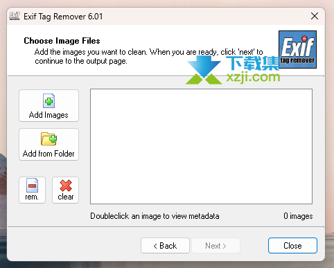 Exif Tag Remover界面