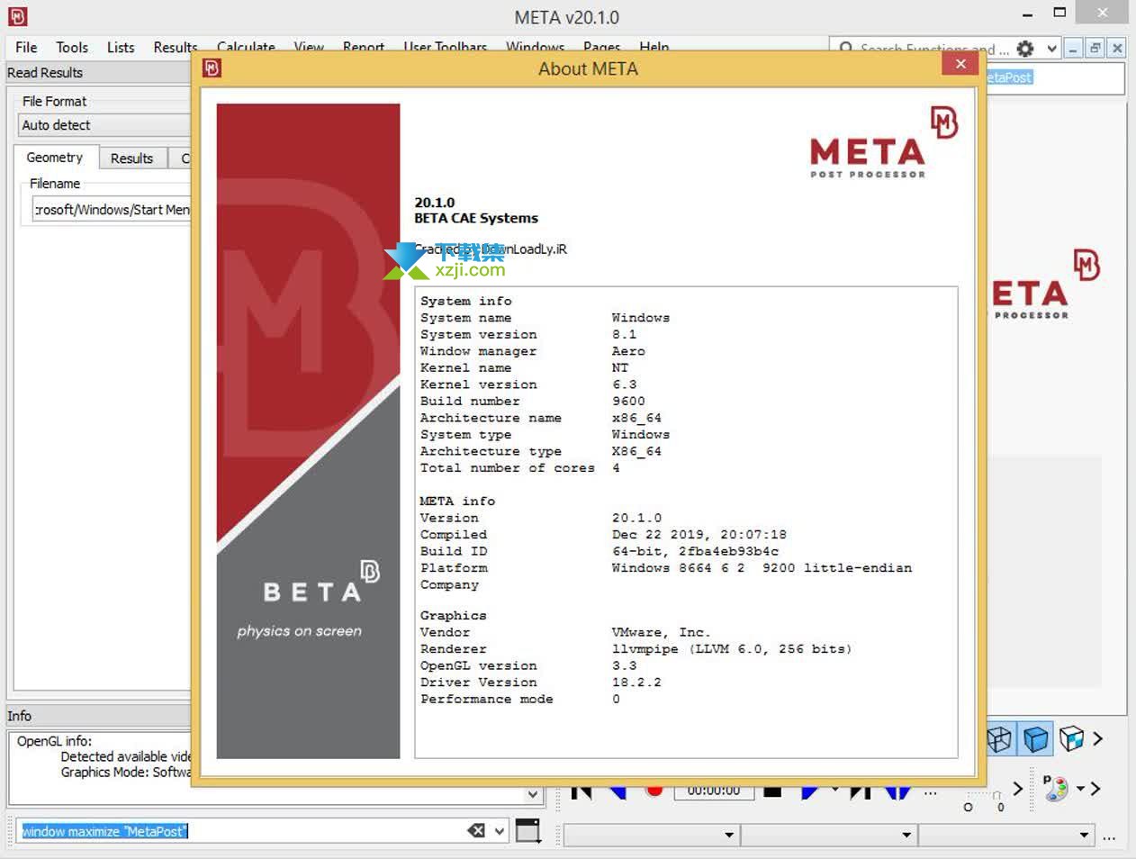 BETA CAE Systems界面1