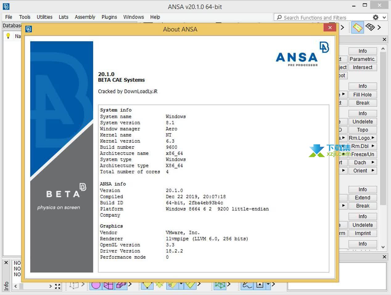 BETA CAE Systems界面