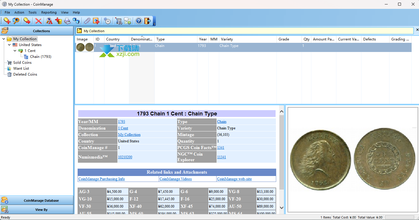 CoinManage界面