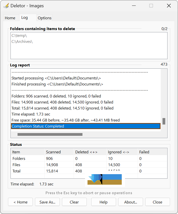 Deletor界面1