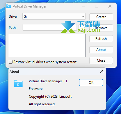 Virtual Drive Manager界面