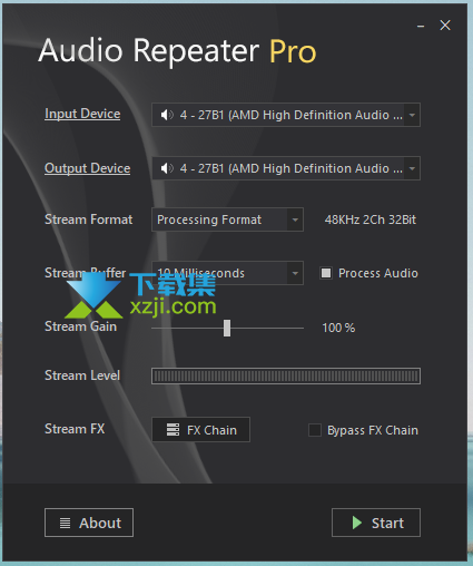 Audio Repeater Pro界面1