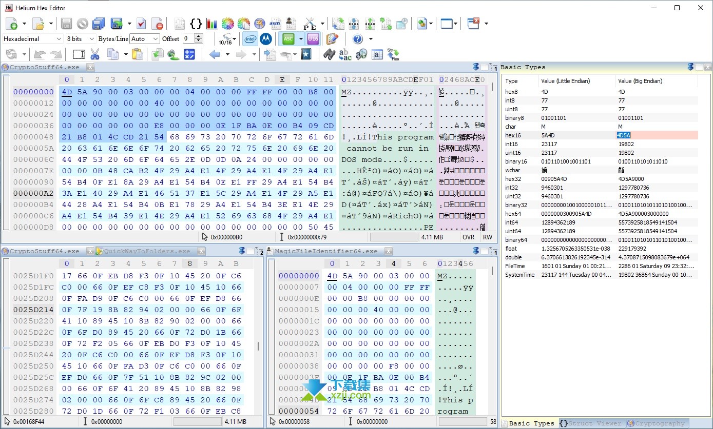 Helium Hex Editor界面