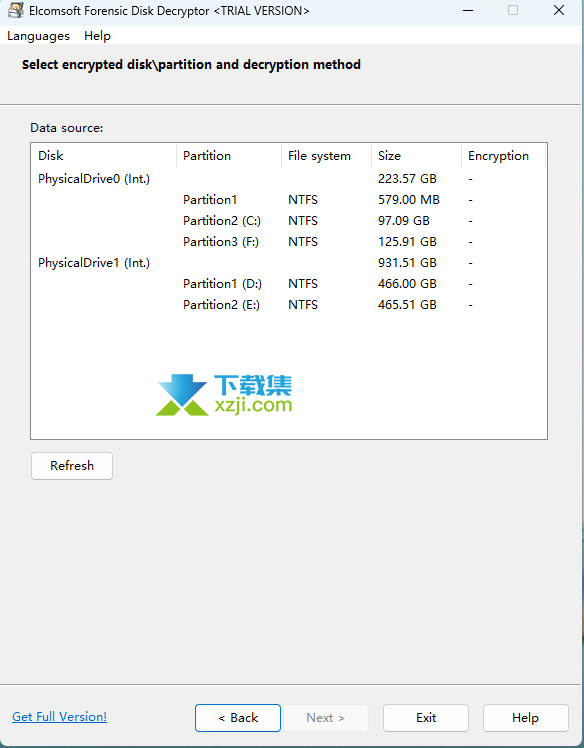 Elcomsoft Forensic Disk Decryptor界面