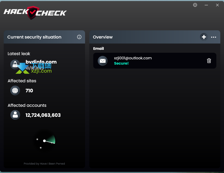 HackCheck界面
