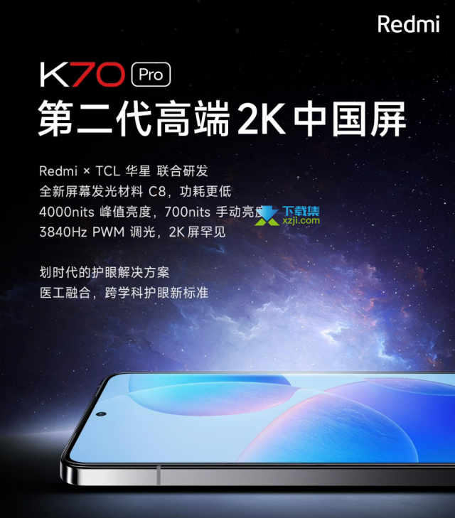 Redmi K70 Pro新品发布：创新屏幕技术与先进影像功能引领潮流