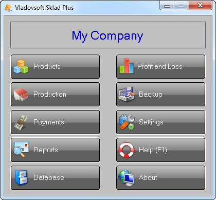 Vladovsoft Sklad Plus界面