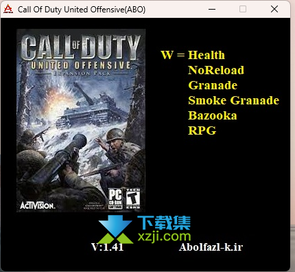 使命召唤联合进攻修改器(Call of Duty United Offensive)使用方法说明