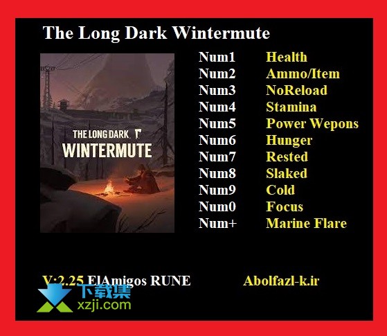 The Long Dark Wintermute修改器(无限生命)使用方法说明