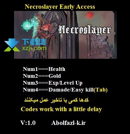 死灵杀手修改器(Necroslayer)使用方法说明
