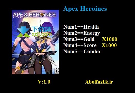 超战女武神修改器(Apex Heroines)使用方法说明