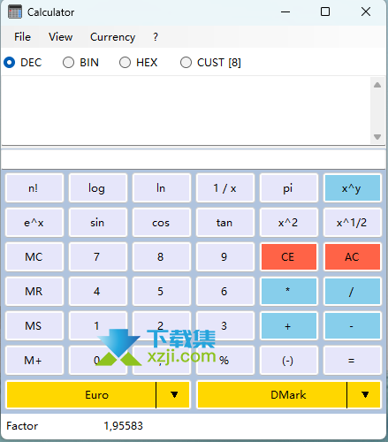 Alternate Calculator界面