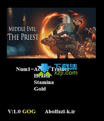 中世纪恶魔神父修改器(Middle Evil The Priest)使用方法说明