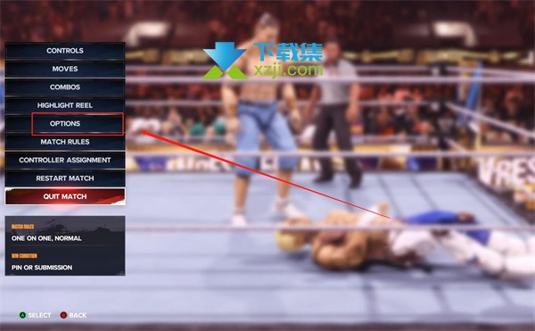 《WWE 2K24》视角定制指南：主界面与比赛中摄像机视角调整步骤