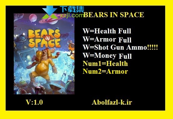 太空熊修改器(Bears In SpaCE)使用方法说明