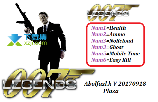 007传奇修改器(007 Legends)使用方法说明