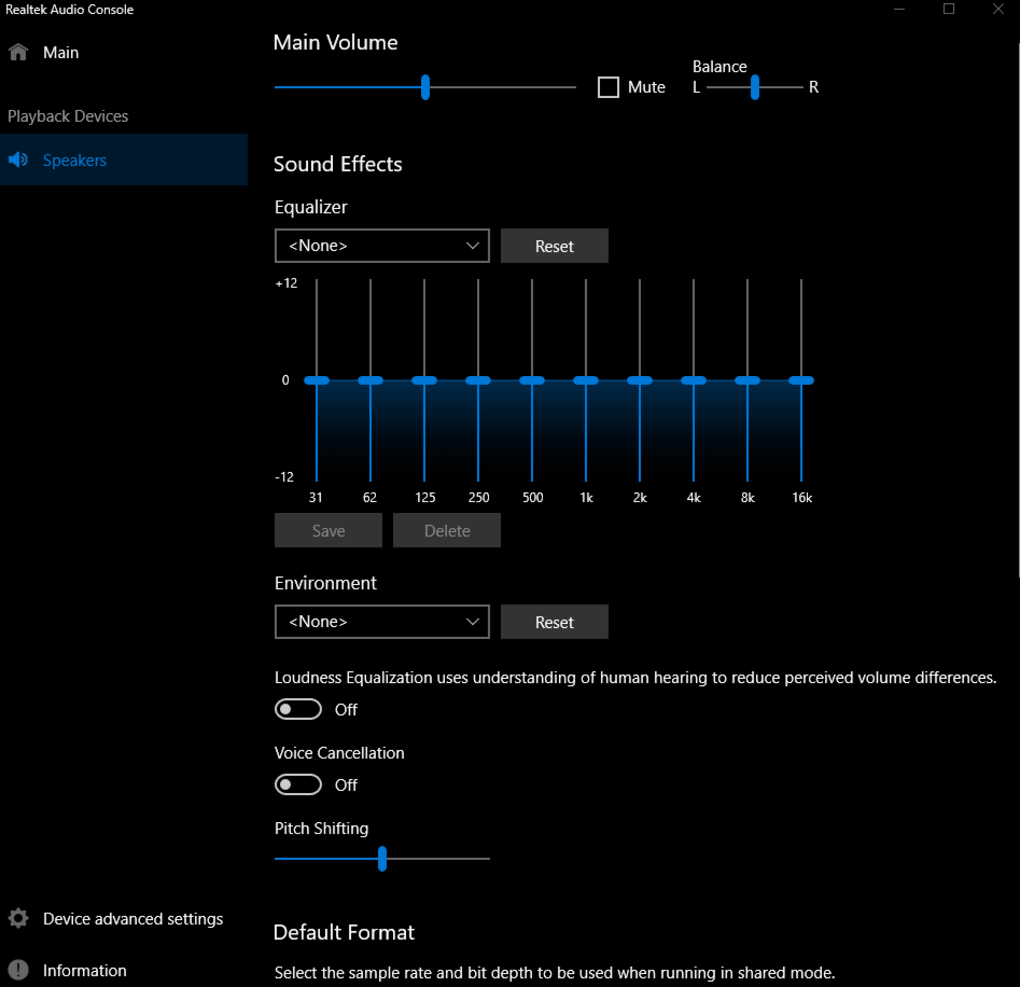 Realtek UAD Driver界面