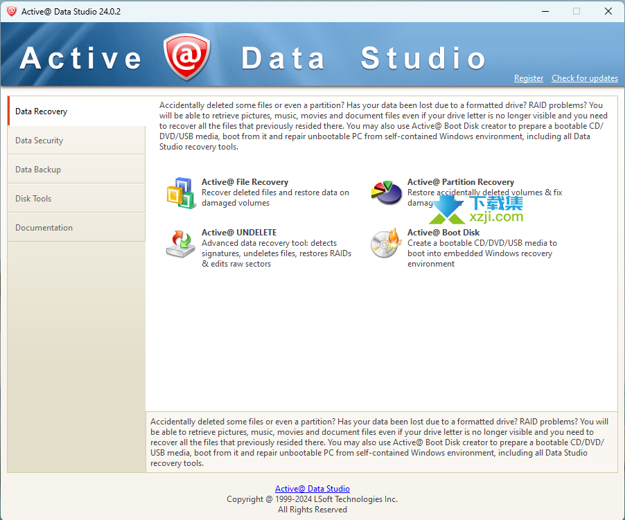 Active@ Data Studio界面