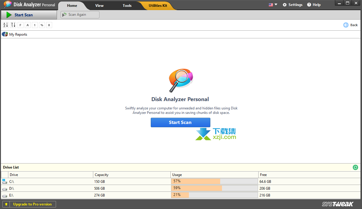 Disk Analyzer Pro界面